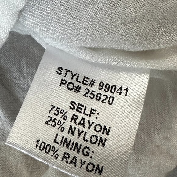 Skies Are Blue Tiered Midi Dress MEDIUM Puff Sleeve Summer Sundress - Picture 7 of 7